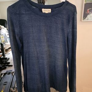 Cloth & Stone Men's Deep Blue Crewneck Sweater